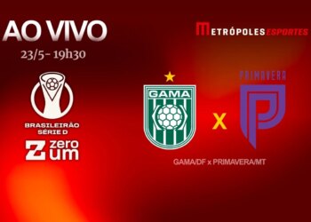 Série D ZeroUm: Metrópoles transmite Gama-DF x Primavera-MT ao vivo. Veja vídeo