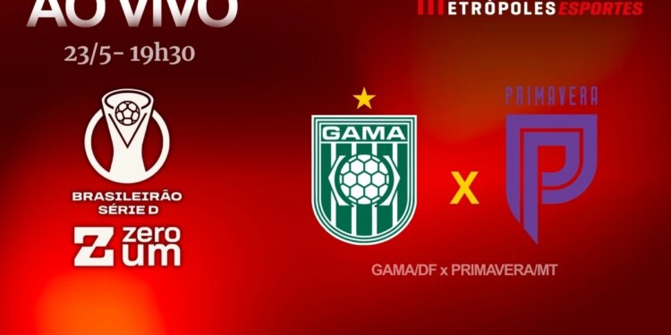 Série D ZeroUm: Metrópoles transmite Gama-DF x Primavera-MT ao vivo. Veja vídeo